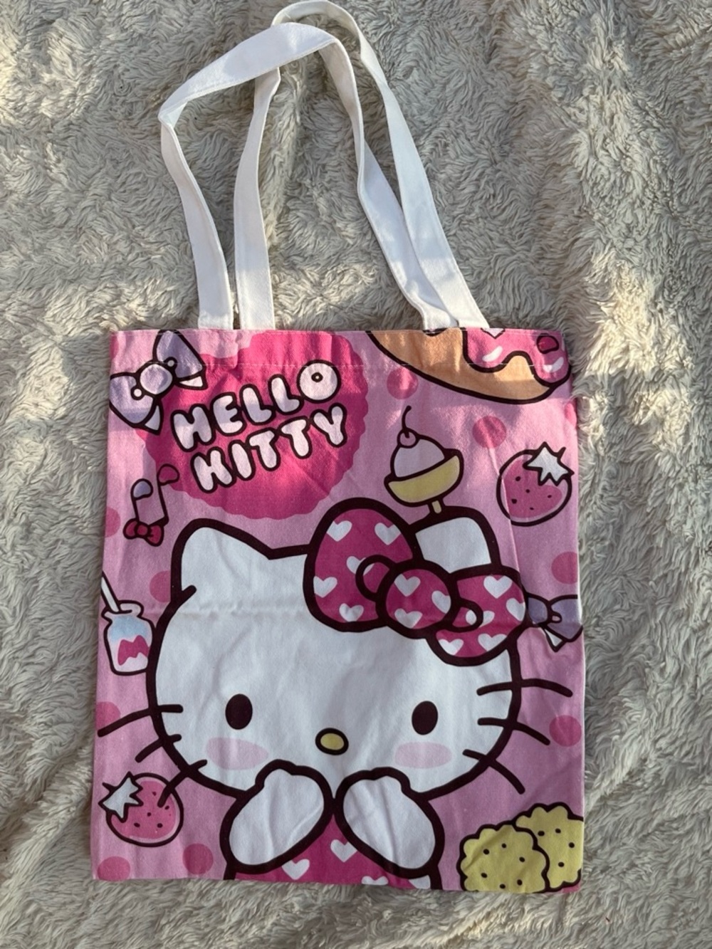 Hello kitty sweets tote bag